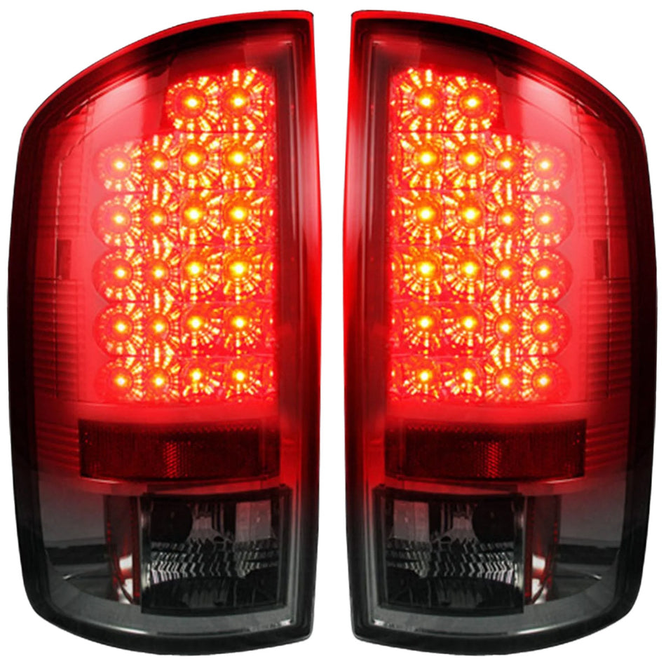 Dodge RAM 1500 07-08 Ultra Bright LED Tail Lights - Multiple Lens