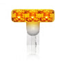 Ford Super Duty 99-16 1-Watt Cab Light Bulbs LED in White or Amber - Single Bulb - AMBER