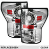 Toyota Tundra 07-13 Ultra Bright LED Tail Lights - Multiple Lens - CLEAR
