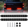 Universal 16" Mini LED Light Bars 2-PC Ultra Bright Running Lights, Red Turn Signals & Brake Lights For Trucks, Trailers, RVs - Multiple Options - SMOKED