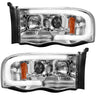 Dodge 02-05 RAM 1500/2500/3500 Projector Headlights OLED Halos & DRL - Multiple Styles - CLEAR