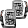 Ford Super Duty 08-10 Projector Headlights OLED Halos DRL - Multiple Styles - CLEAR