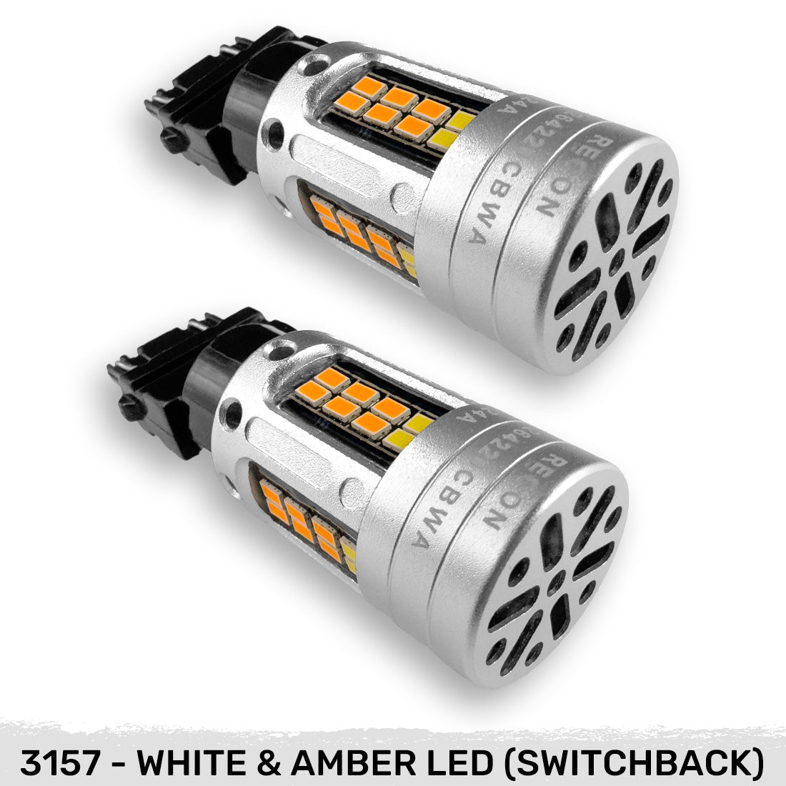  - WHITE & AMBER (SWITCHBACK)