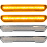 GMC 20-26 Sierra HD 2500/3500 (4th Gen) Fender Lenses (4-Piece Set) Ultra Bright LED Lights - Multiple Options - AMBER / CLEAR