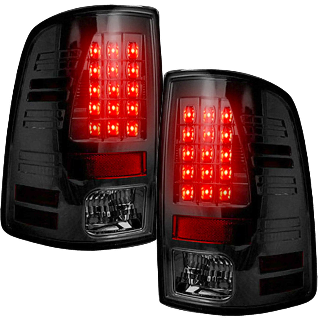 2017 Ram 1500 Accessories Nakuuly Dodge Ram Tail Lights (2009-2018) - Halogen Replacement Pair W/Bulbs, Fits 1500/2500/3500 NON-LED Models Taillight Assembly - Foto 5