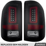 GMC Sierra 2500/3500 14-19 (Only Fits 3rd Gen Single Wheel w/ Factory OEM Halogen Style) Tail Lights OLED in Multiple Lens - SMOKED