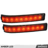 Ford F150 & Raptor 09-14 Side Mirror Lenses Ultra Bright LED Turn Signal Lights - Multiple Options - AMBER / SMOKED