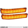 Ford F150 & Raptor 09-14 Side Mirror Lenses Ultra Bright LED Turn Signal Lights - Multiple Options - AMBER / CLEAR