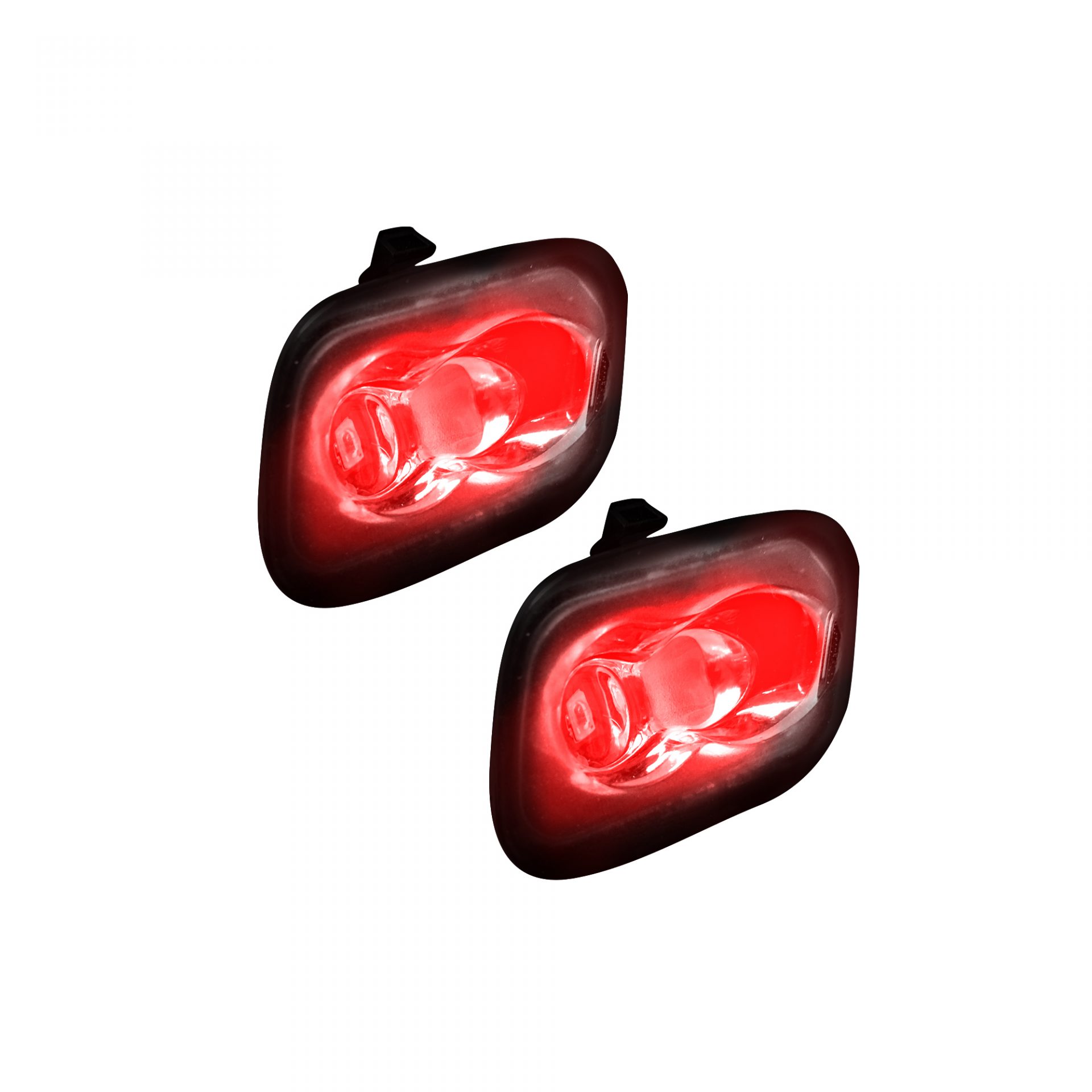 Ford 15-17 F150 &amp; 17-19 RAPTOR &amp; 17-19 SUPERDUTY Ultra High Power LED Mirror / Puddle Light Kit - RED