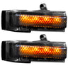 Ford F-150 SVT Raptor 17-20 Smoked Side Mirror Lenses Ultra Bright LED Running Lights & Turn Signals - Multiple Colors - AMBER LED
