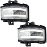 Ford 17-26 Super Duty White DRL LED Side Mirror Lenses - Multiple Lens - CLEAR