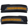 Dodge 19-24 RAM 1500 Side Mirror Lenses (2-Piece Set) Scanning LED Turn Signals - Multiple Lens & Colors - AMBER / SMOKED