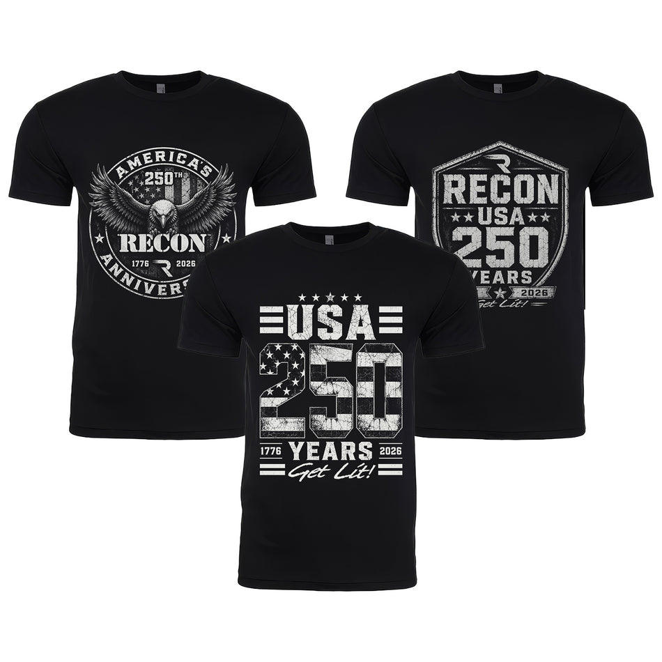 RECON 250th USA Anniversary Limited Edition T-Shirts - Multiple Styles