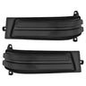 RAM 23-25 2500/3500 Side Mirror Lenses Ultra Bright LED White DRL & Amber Scanning Turn Signals - Multiple Lens - SMOKED