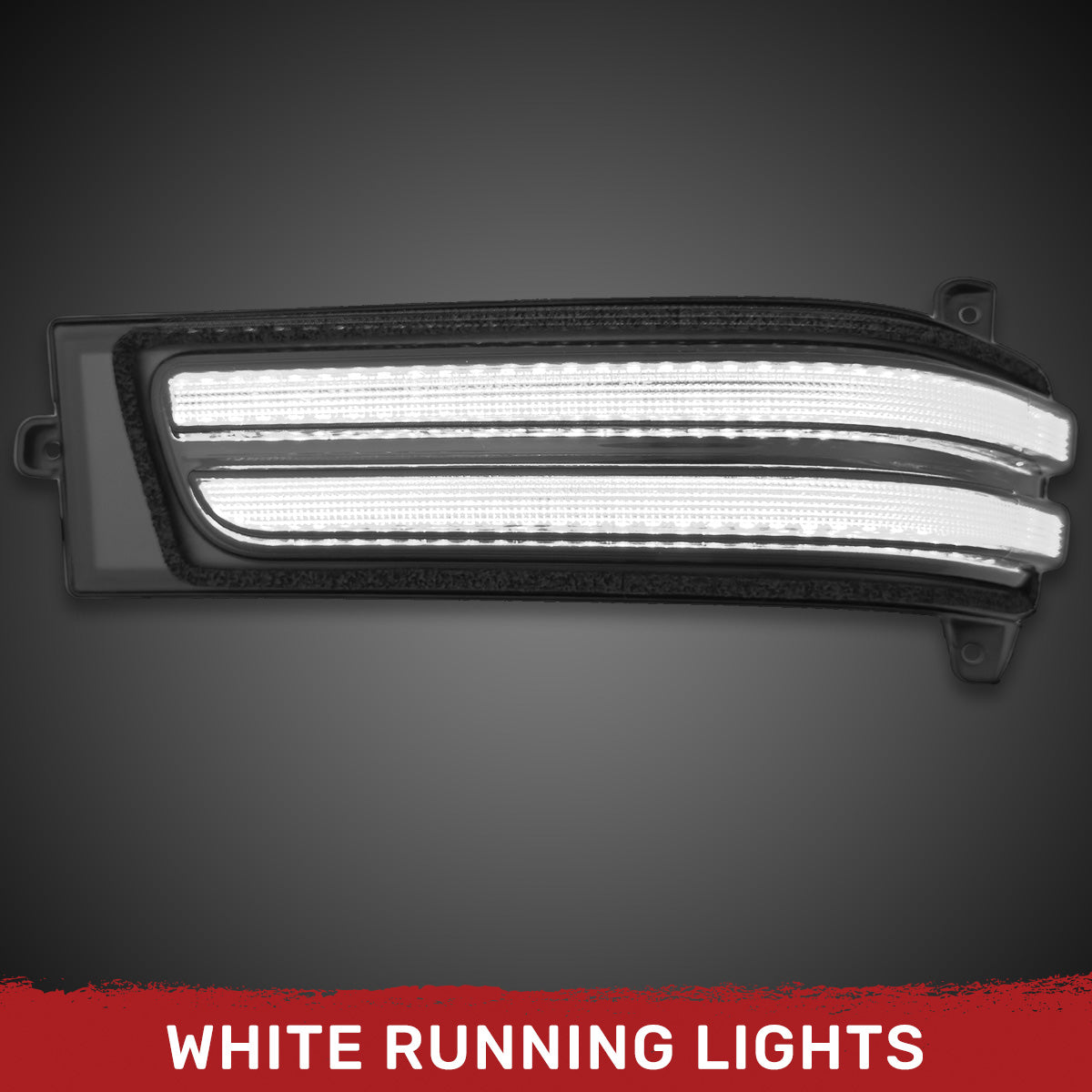 RAM 23-25 2500/3500 Side Mirror Lenses Ultra Bright LED White DRL