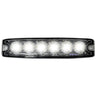 Universal 6-LED 23 Function 5.25" Ultra-Thin 0.25" Emergency Flashing Strobe Light - Multiple Colors - WHITE