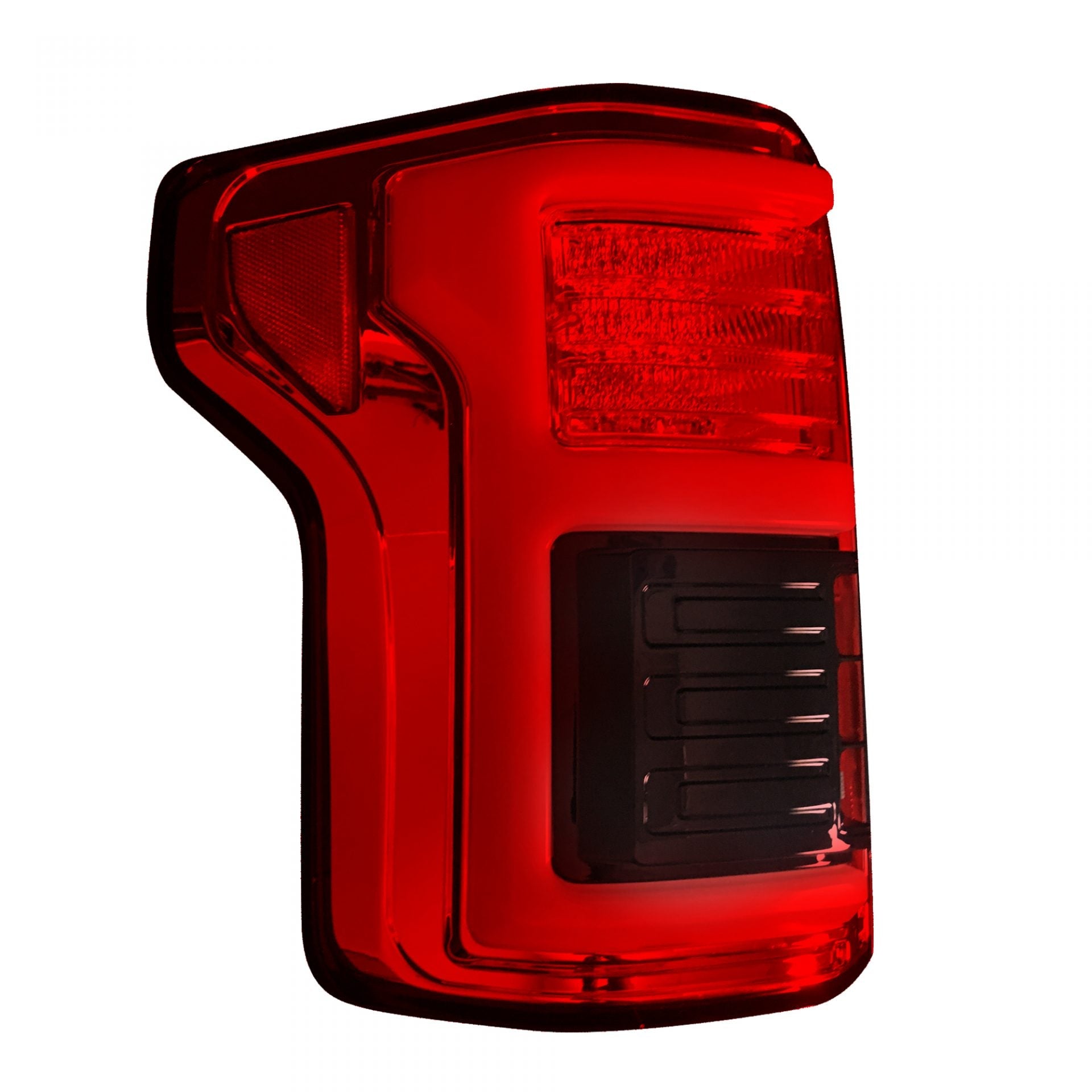 Ford F150 15-17 &amp; Raptor 17-19 (Replaces OEM LED) Tail Lights OLED Dark Red Smoked