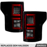 Ford F150 15-17 Ultra Bright LED Tail Lights (Replaces Factory/OEM Halogen Only) - Multiple Lens - SMOKED