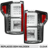 Ford F150 15-17 Ultra Bright LED Tail Lights (Replaces Factory/OEM Halogen Only) - Multiple Lens - CLEAR