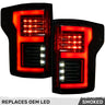 Ford F-150 SVT Raptor 17-20 Ultra Bright OLED Tail Lights (Replaces Factory/OEM LED with BLIS) - Multiple Lens - SMOKED
