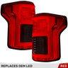 Ford F-150 SVT Raptor 17-20 Ultra Bright OLED Tail Lights (Replaces Factory/OEM LED with BLIS) - Multiple Lens - RED