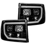 GMC Sierra 07-13 Projector Headlights OLED Halos & DRL - Multiple Styles - SMOKED