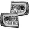 GMC Sierra 07-13 Projector Headlights OLED Halos & DRL - Multiple Styles - CLEAR