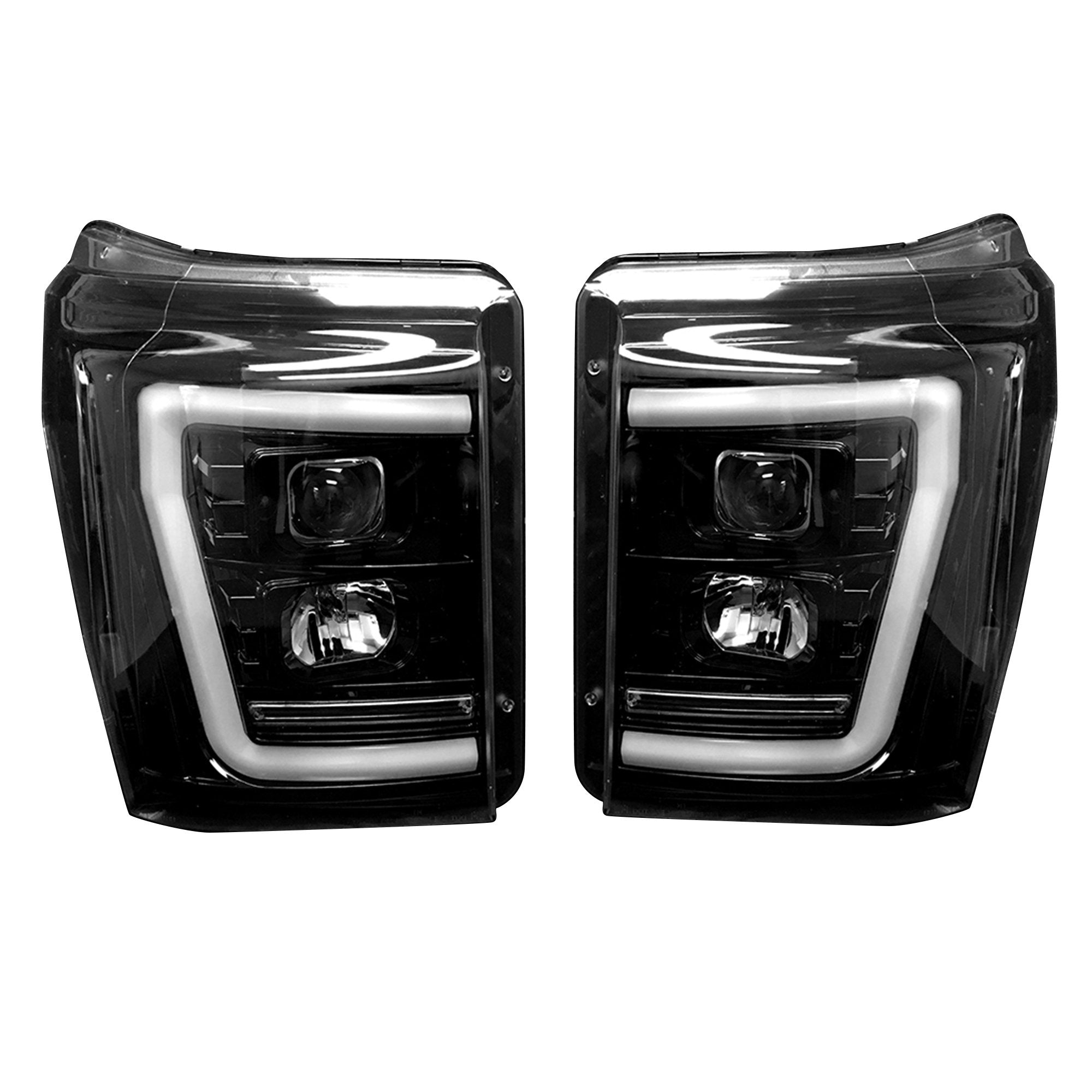 Ford Super Duty 11-16 Projector Headlights OLED DRL LED