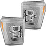 Ford Super Duty 11-16 Projector Headlights OLED Halos, DRL - Multiple Styles - CLEAR