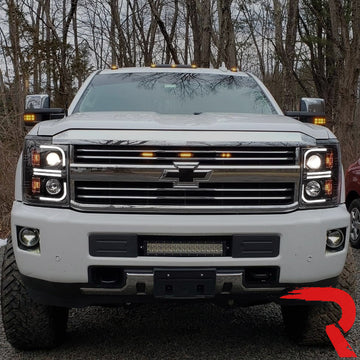 Black Projector Headlights For 2014-2015 Chevy Silverado 1500 Pickup Headlamps E - Foto 4