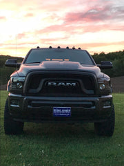 Dodge RAM 1500 14-19 &amp; 2500/3500 15-18 Projector Headlights OLED DRL &amp; LED Signals in Smoked/Black