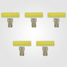 Ford Super Duty 99-16 3-Watt Cab Light Bulbs LED in White or Amber - 5 Piece Kit - WHITE
