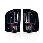 Chevy Silverado Single Wheel 07-13 &amp; Dually 07-14 &amp; GMC Sierra Dually 07-14 Tail Lights OLED Smoked