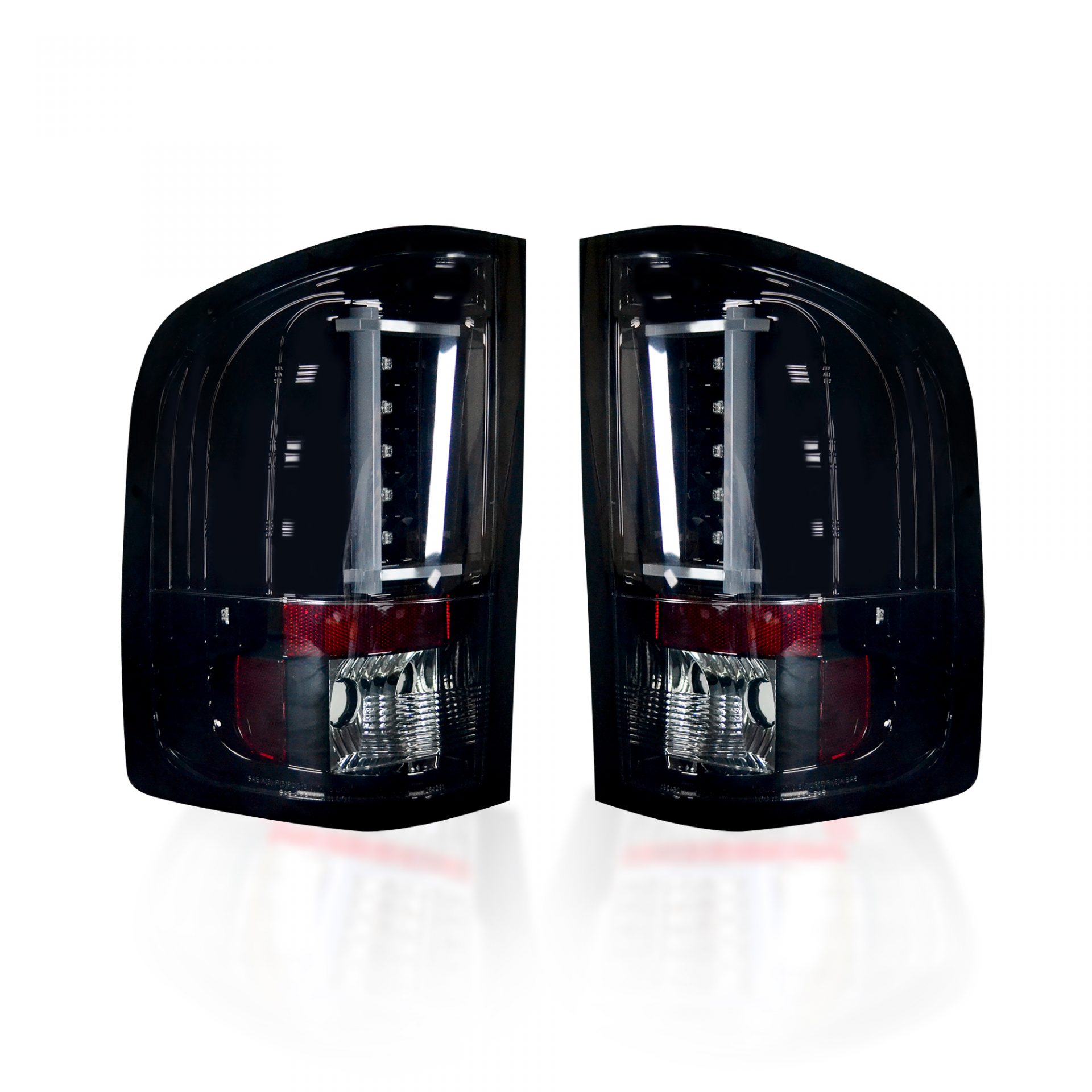 Chevy Silverado Single Wheel 07-13 &amp; Dually 07-14 &amp; GMC Sierra Dually 07-14 Tail Lights OLED Smoked