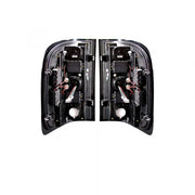 Chevy Silverado Single Wheel 07-13 &amp; Dually 07-14 &amp; GMC Sierra Dually 07-14 Tail Lights OLED Smoked