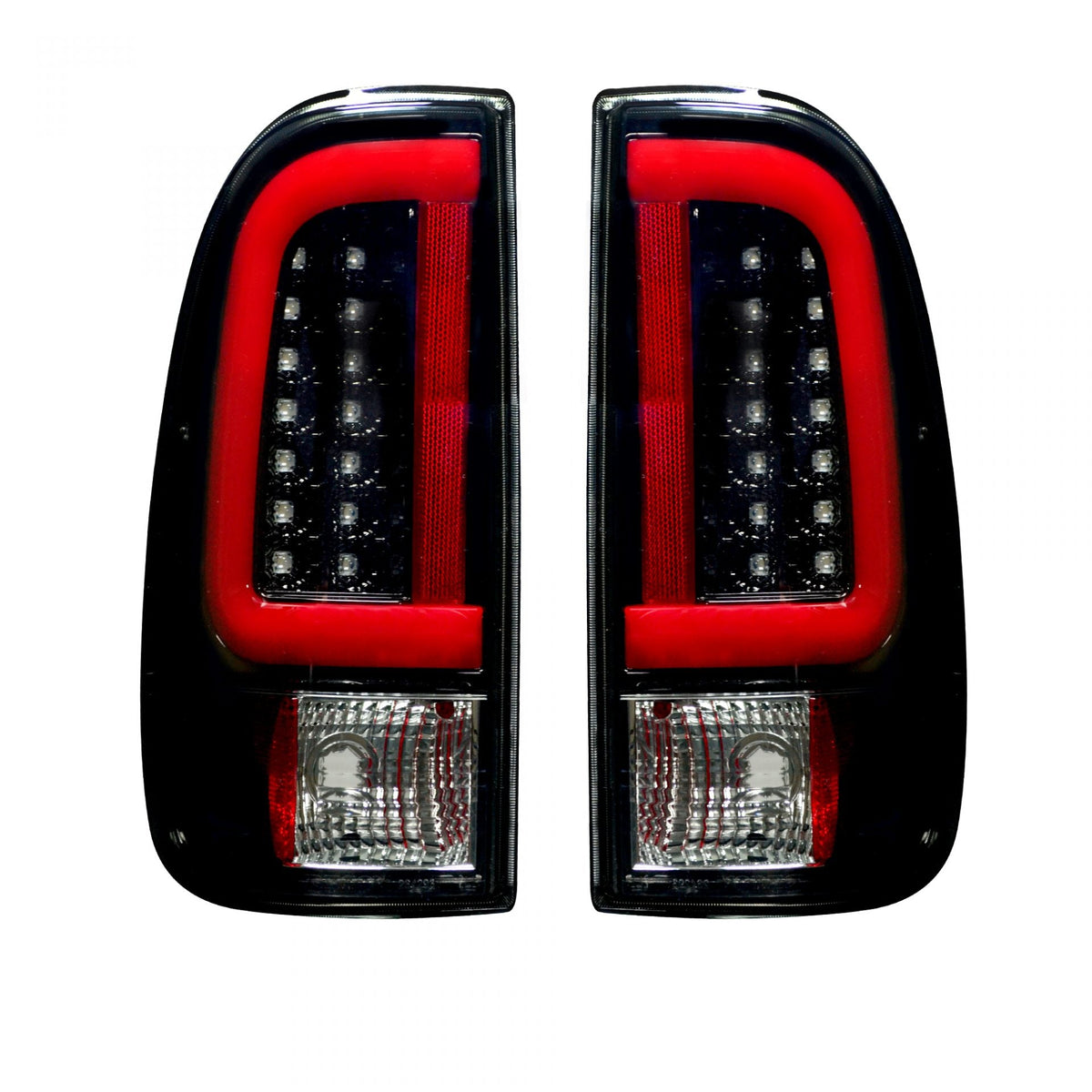 Ford F250HD/350/450/550 99-007 &amp; F150 97-03 Super Duty Tail Lights OLED in Smoked
