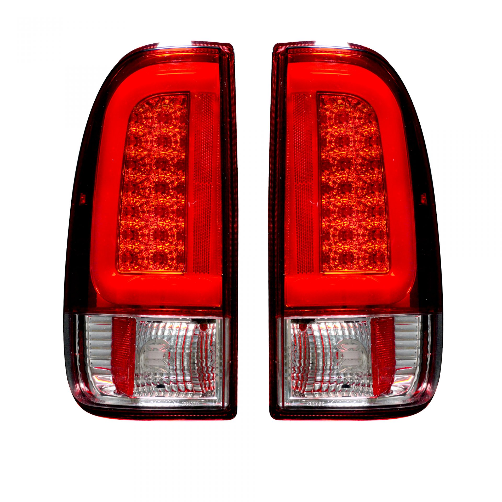 Ford F150 97-03 Straight Side Tail Lights OLED OLED in Red - GoRECON