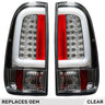 Ford Super Duty 08-16 (F250, F350, F450, F550) Tail Lights OLED - Multiple Options - CLEAR