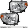 Toyota Tundra 14-21 Projector Headlights OLED DRL - Multiple Styles - CLEAR