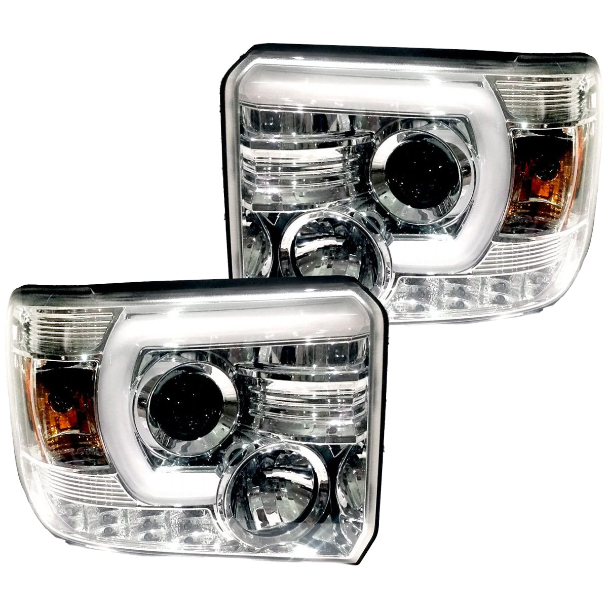 GMC Sierra & Denali 3500 15-19 Dually Projector Headlights w