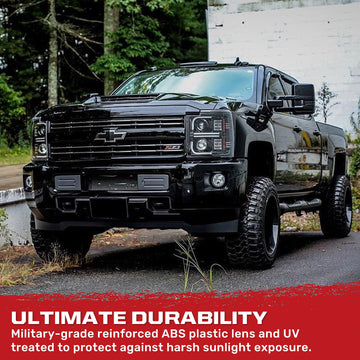 Chevy 15-19 Silverado 2500/3500 Projector Headlights OLED Halos