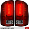 GMC Sierra 1500 16-18 (Replaces Factory LED Style Only) Tail Lights OLED in Multiple Lens - RED