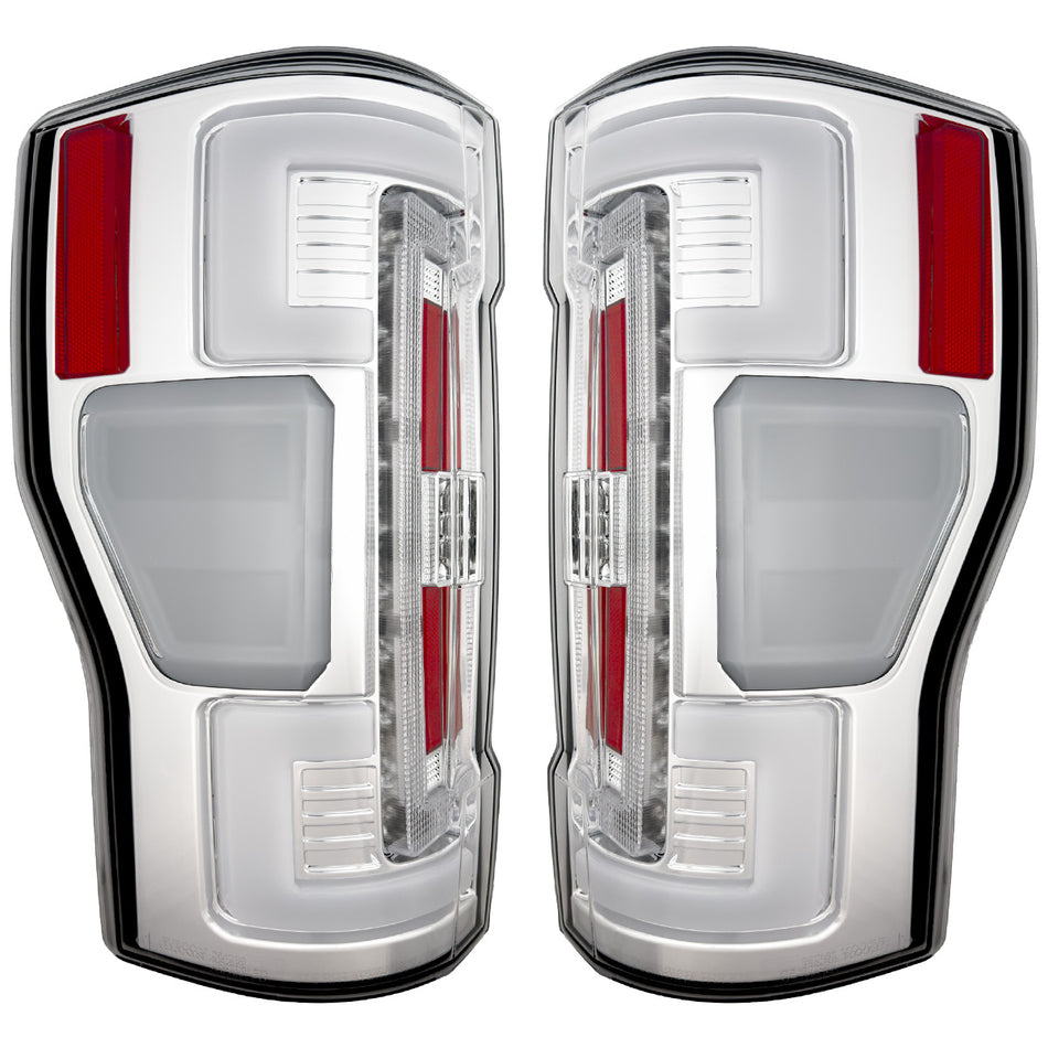 Ford Super Duty 20-22 (Replaces OEM Halogen) Tail Lights OLED in Clear