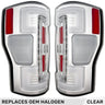 Ford Super Duty 17-19 Ultra Bright OLED Tail Lights (Replaces Factory/OEM Halogen) - Multiple Lens - CLEAR