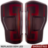 Ford Super Duty 17-19 Ultra Bright OLED Tail Lights (Replaces Factory/OEM LED) - Multiple Lens - SMOKED RED
