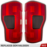 Ford Super Duty 17-19 Ultra Bright OLED Tail Lights (Replaces Factory/OEM Halogen) - Multiple Lens - RED