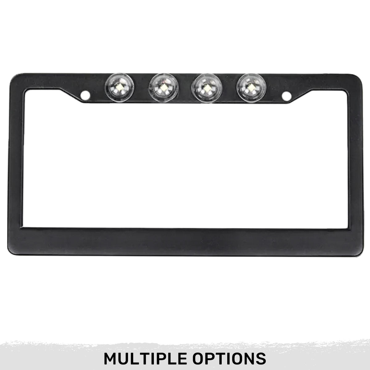 Universal Aluminum Standard U.S License Plate Frame with 4 XML