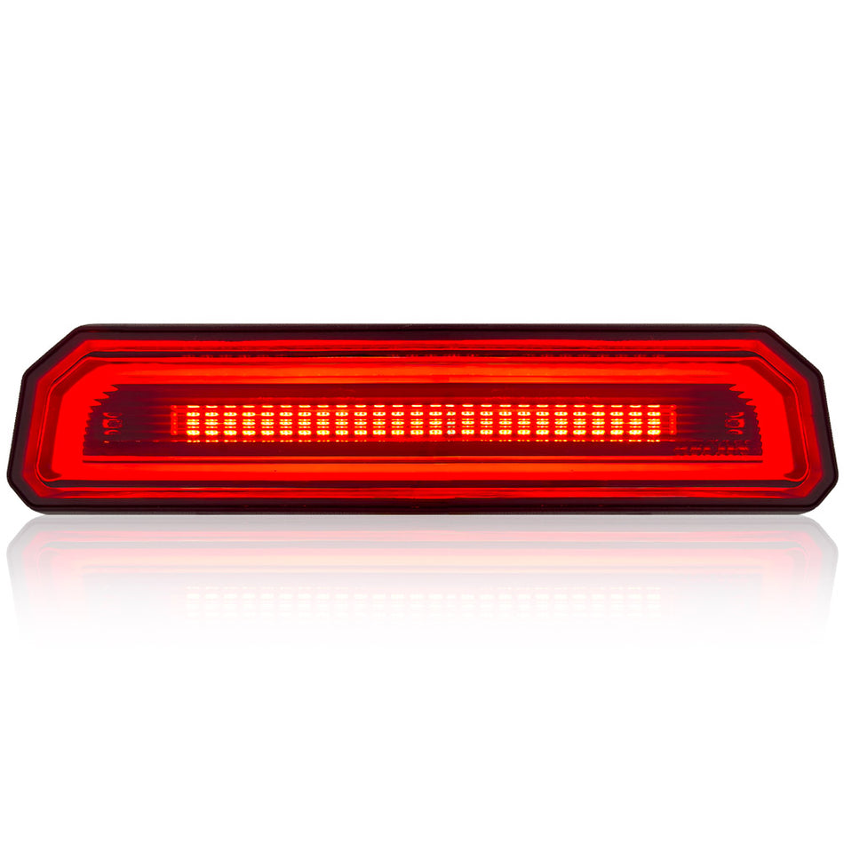 Jeep JL Wrangler 18-24 Ultra High Power Red OLED 3rd Brake Light Kit - Smoked & Clear Lens