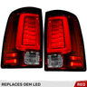 Dodge RAM 2500/3500 14-18 Ultra Bright OLED Tail Lights (Replaces Factory LED Only) - Multiple Lens - RED