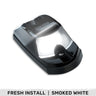 Ford Super Duty 17-26 Single 1-Piece Cab Roof Light 2-Way Front & Rear Facing Ultra High-Power LEDs Multiple Lens & Colors - WHITE / SMOKED